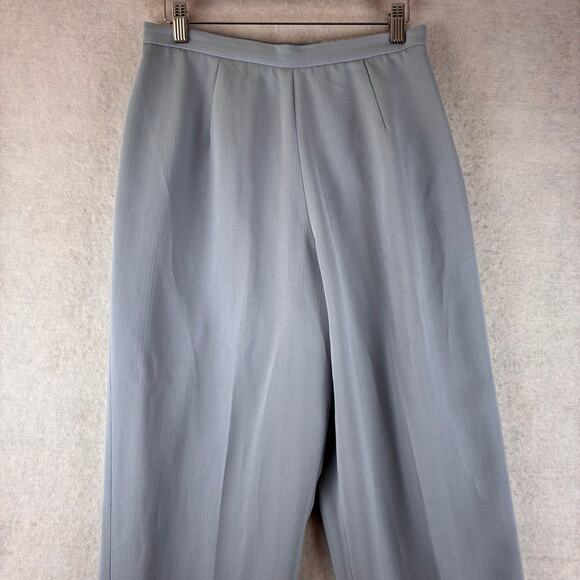 Vintage Larry Levine Suit Pants Women’s 10 Powder Blue Old Money Classy Career - Picture 11 of 13